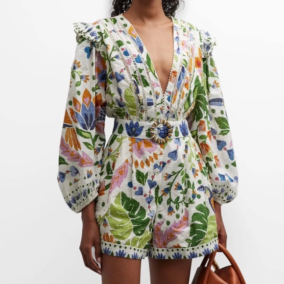 Farm Rio Garden Romper - Picture 1 of 12